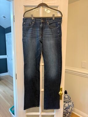 DL1961 Men's Medium-Dark Blue Straight Jeans